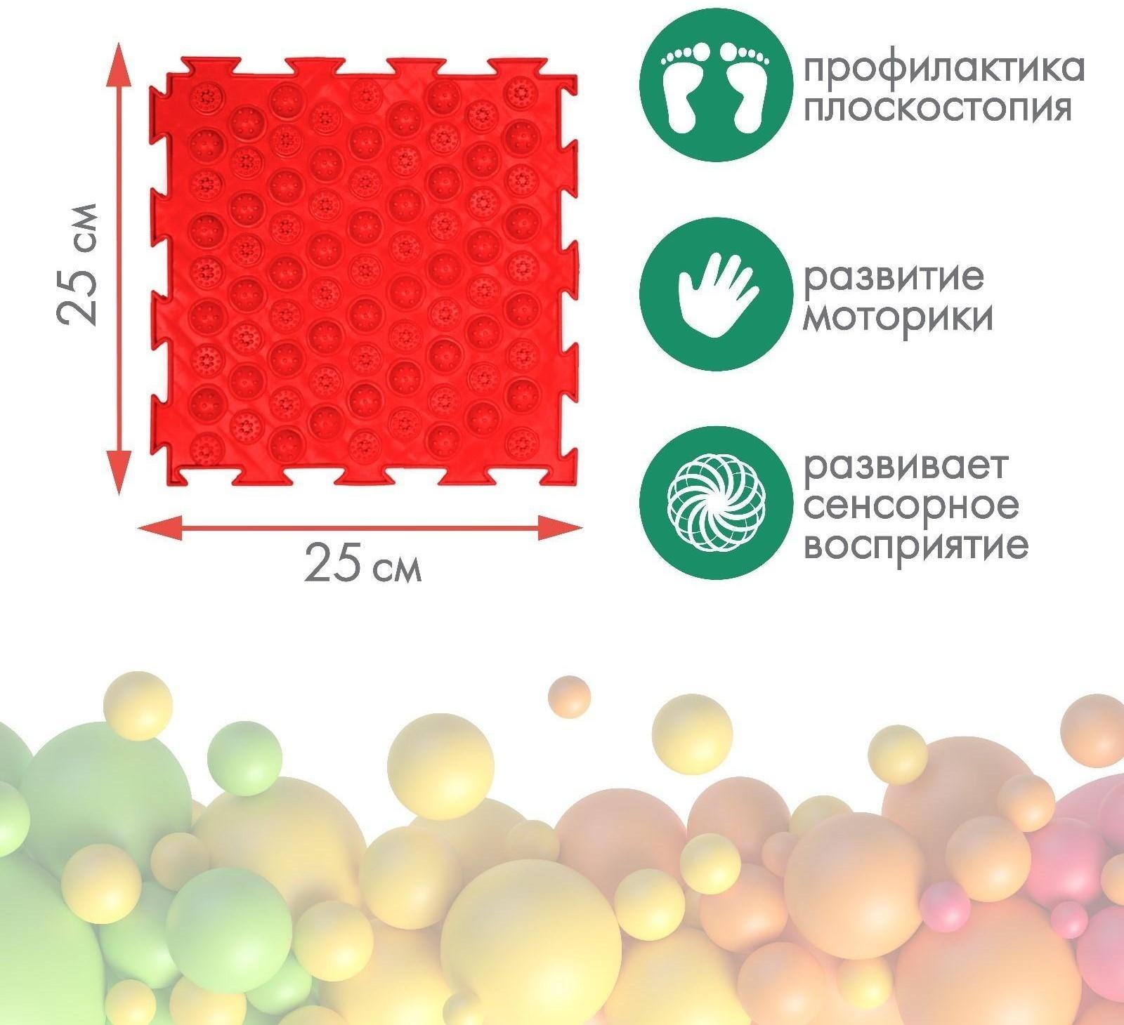 Модульный массажный коврик ОРТОДОН, набор №7 «Бодрость»