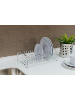 Сушилка для посуды Доляна, 28,5×20×10 см, цвет хром