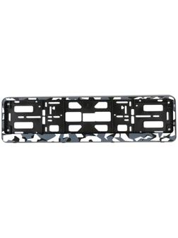 Рамка для автомобильного номера, книжка, камуфляж серый