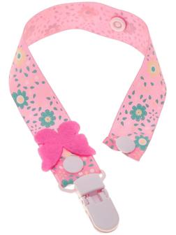 Держатель для пустышки, ниблера «Бабочка» на ленте