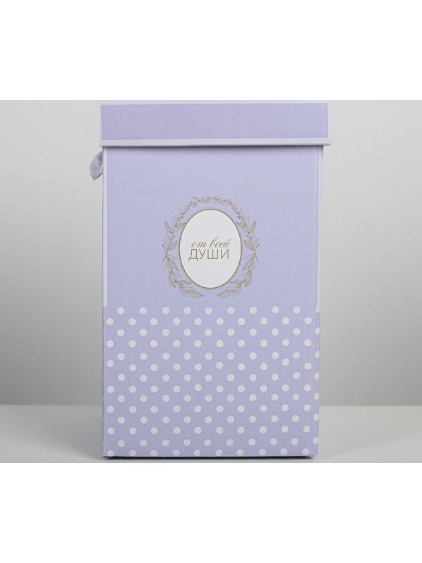 Коробка складная «От всей души», 14 × 23 см