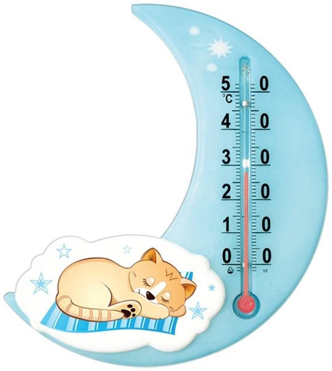 Термометр универсальный детский, цвет голубой, рисунок МИКС