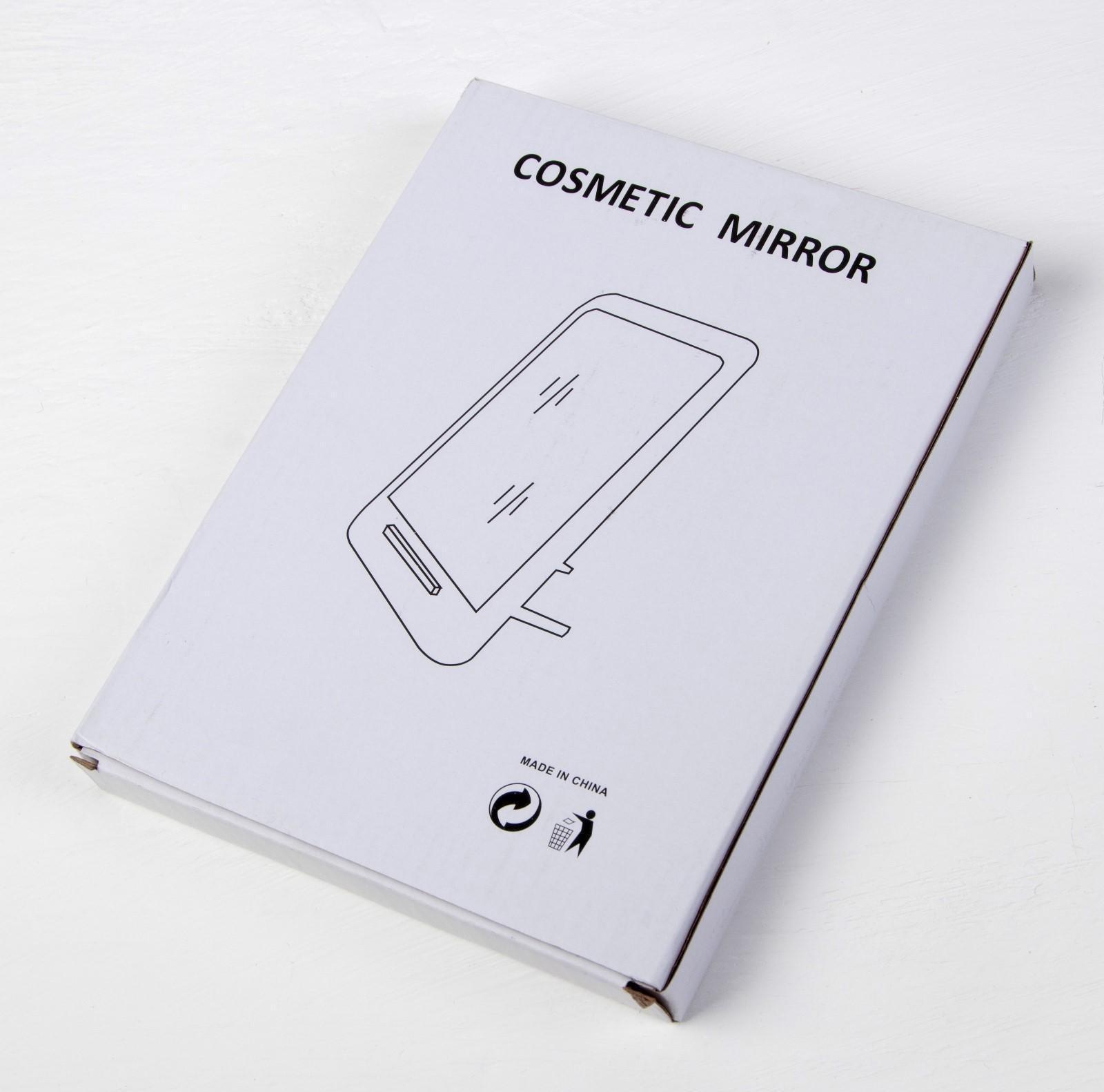 Зеркало настольное, зеркальная поверхность 11,5 × 15 см, цвет МИКС