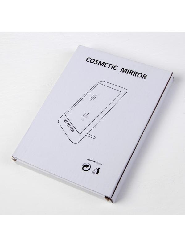 Зеркало настольное, зеркальная поверхность 11,5 × 15 см, цвет МИКС