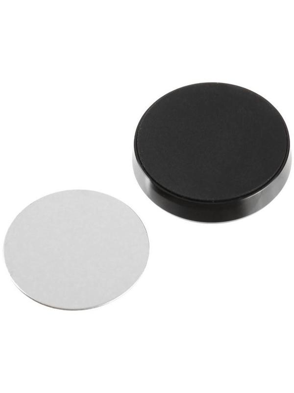 Держатель телефона Cartage, магнитный на клейкой основе, d 3 см, черный