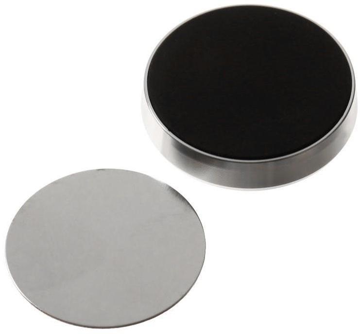 Держатель телефона Cartage, магнитный на клейкой основе, d 3 см, серебро