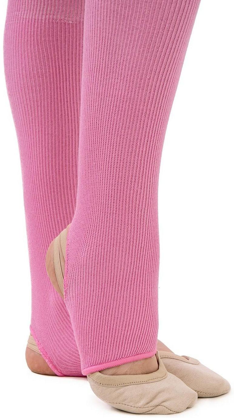 Гетры для танцев №5, без носка и пятки, L= 40 см, цвет розовый