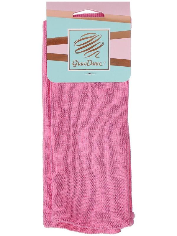 Гетры для танцев №5, без носка и пятки, L= 40 см, цвет розовый