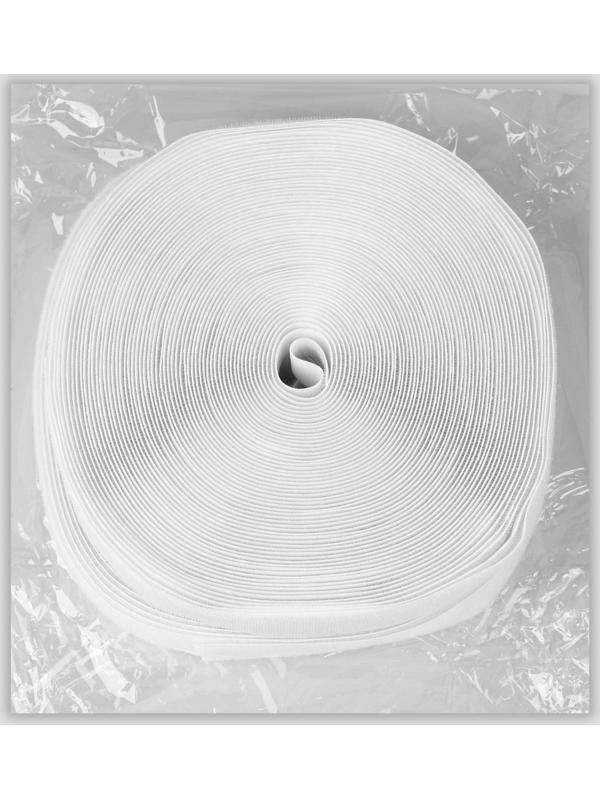 Липучка, 40 мм × 25 ± 1 м , цвет белый