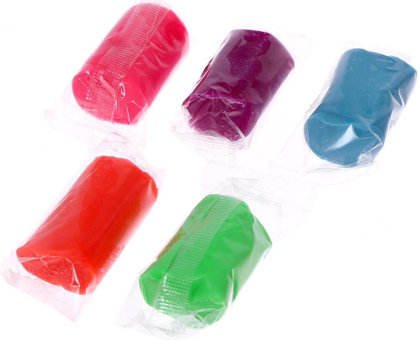 Набор для игры с пластилином «Зверюшки-печенюшки», 5 баночек с пластилином