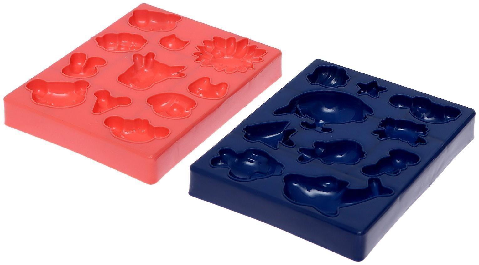 Набор для игры с пластилином «Зверюшки-печенюшки», 5 баночек с пластилином