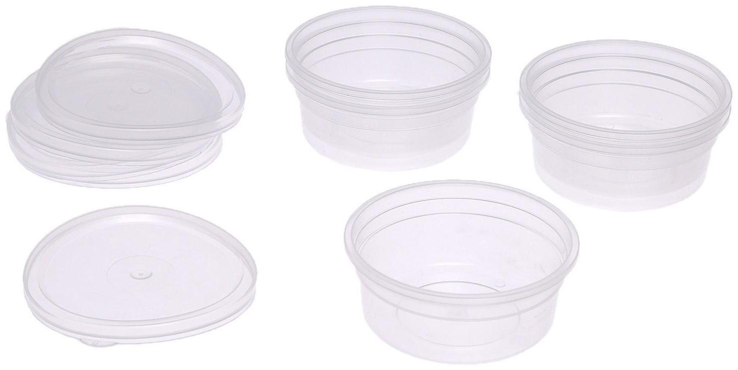 Набор для игры с пластилином «Зверюшки-печенюшки», 5 баночек с пластилином