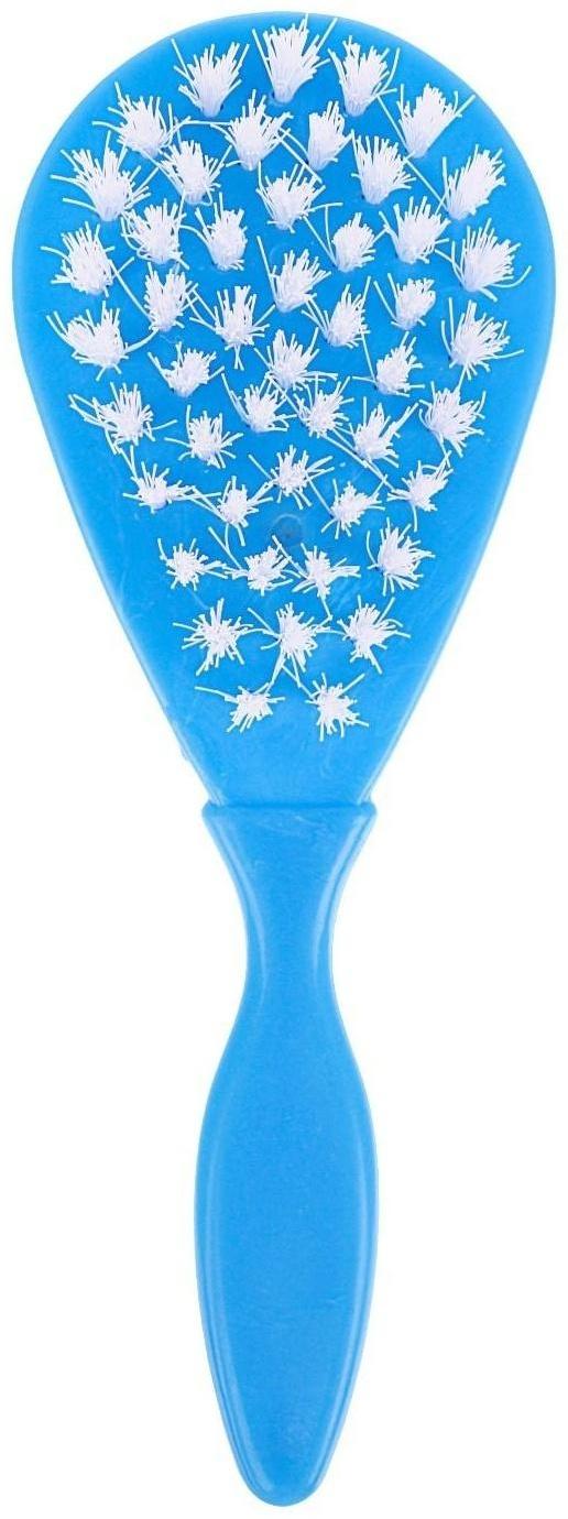 Расчёска детская + массажная щётка для волос «Самый лучший», от 0 мес., цвет голубой