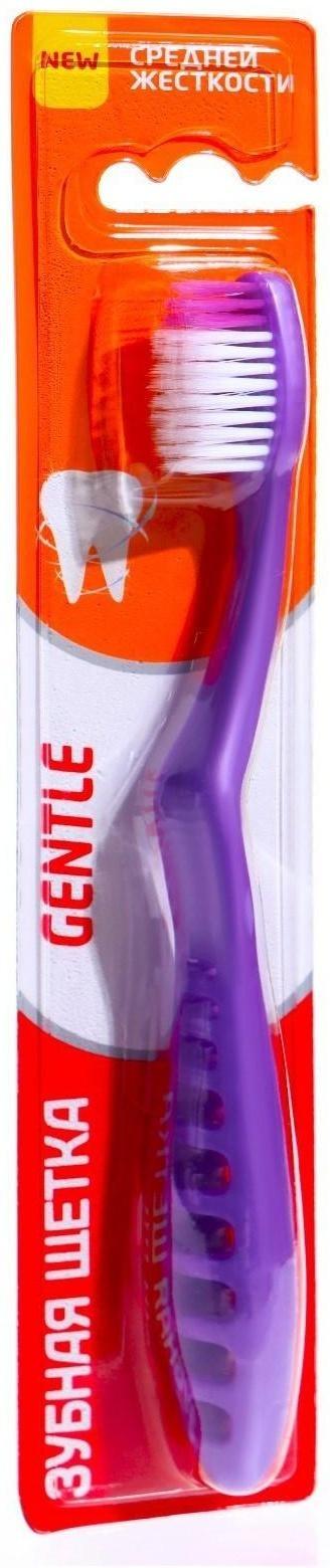 Зубная щётка Rendall Gentle, средней жёсткости, микс, 1 шт.