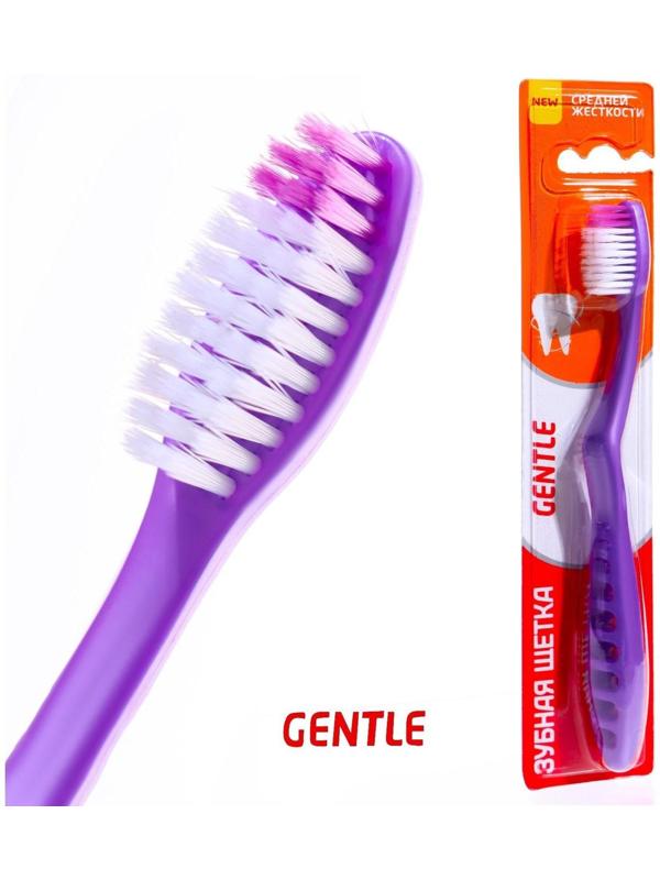 Зубная щётка Rendall Gentle, средней жёсткости, микс, 1 шт.