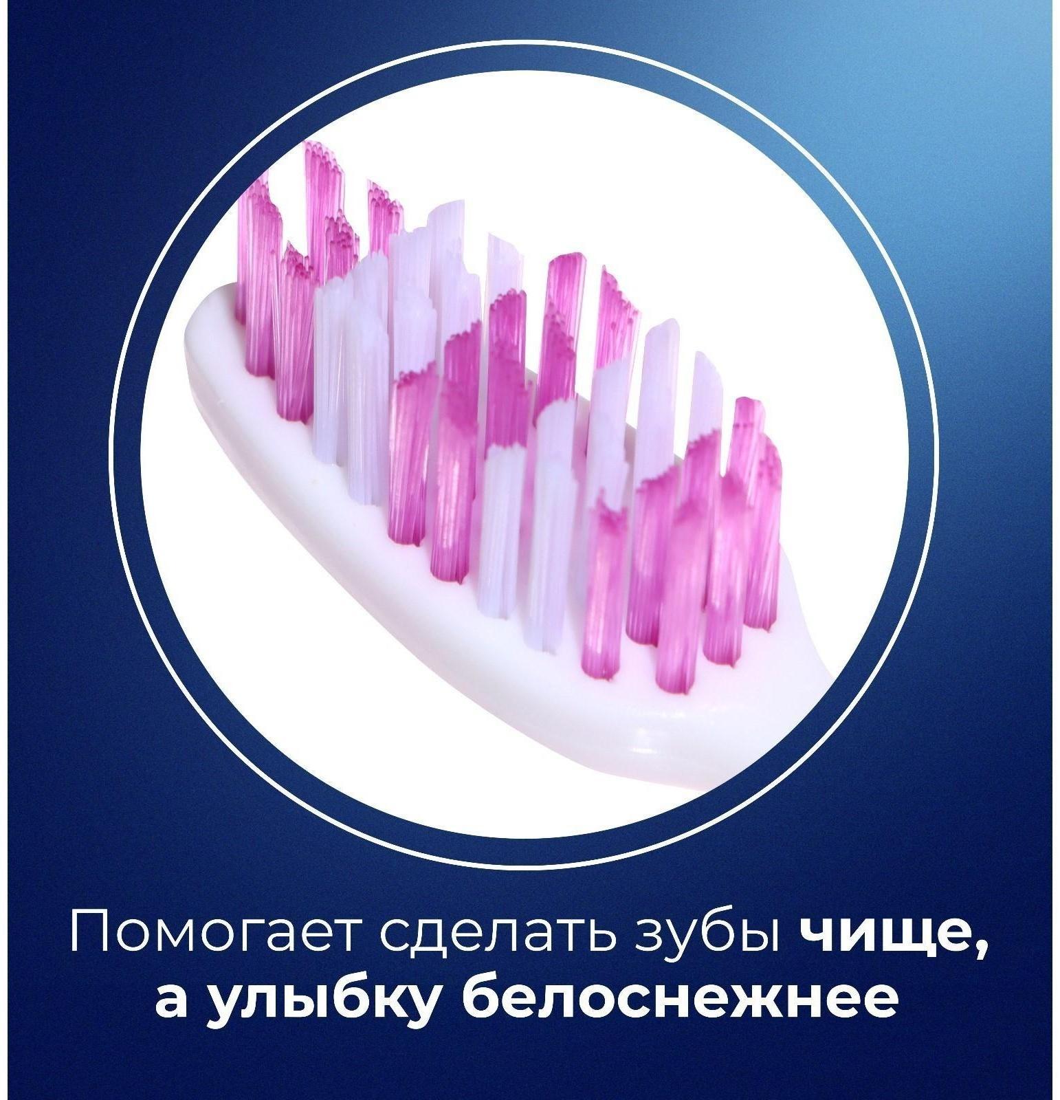 Зубная щётка Rendall Classic, средней жёсткости, микс, 1 шт.