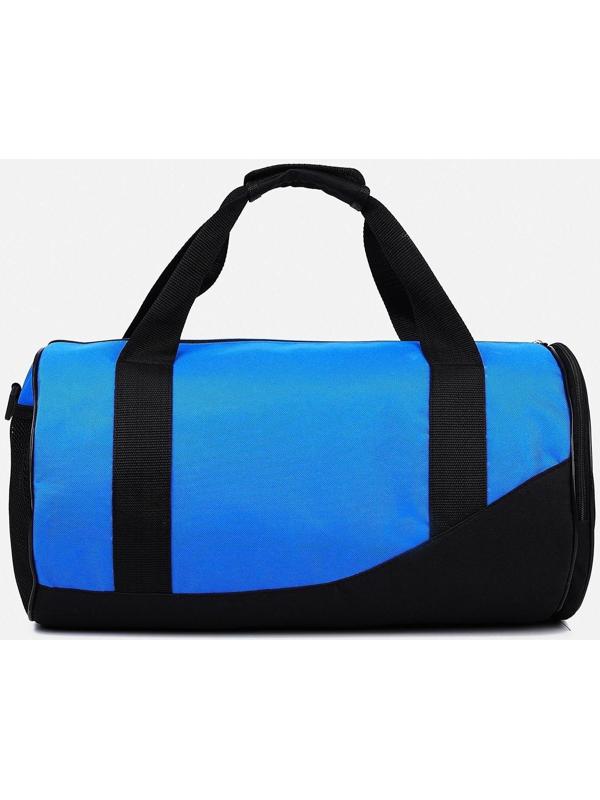 Сумка спортивная на молнии, наружный карман, цвет синий