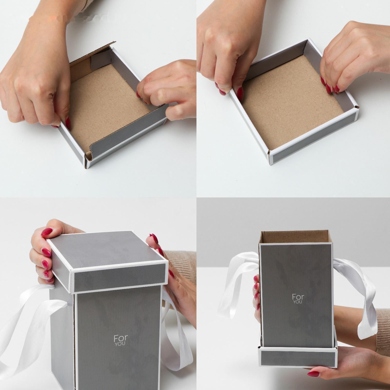 Набор коробок 3 в 1 «Кружево», 10 × 18, 14 × 23, 17 × 25 см