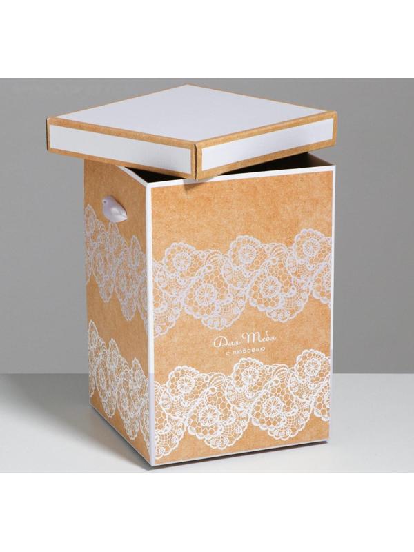 Набор коробок 3 в 1 «Кружево», 10 × 18, 14 × 23, 17 × 25 см