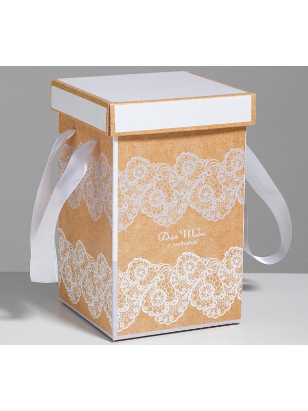 Набор коробок 3 в 1 «Кружево», 10 × 18, 14 × 23, 17 × 25 см