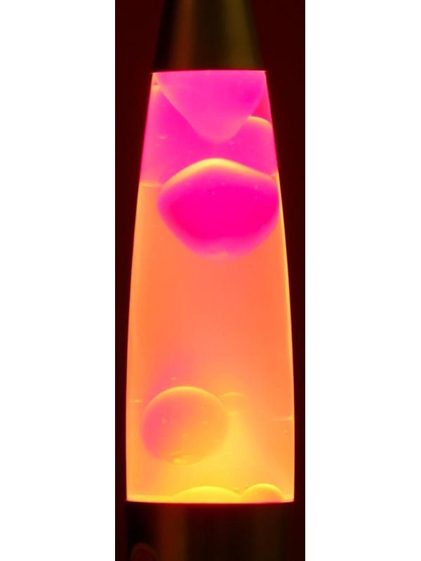 Светильник настольный металл, стекло, воск 