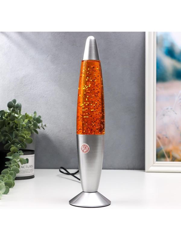 Светильник настольный металл, стекло, воск 