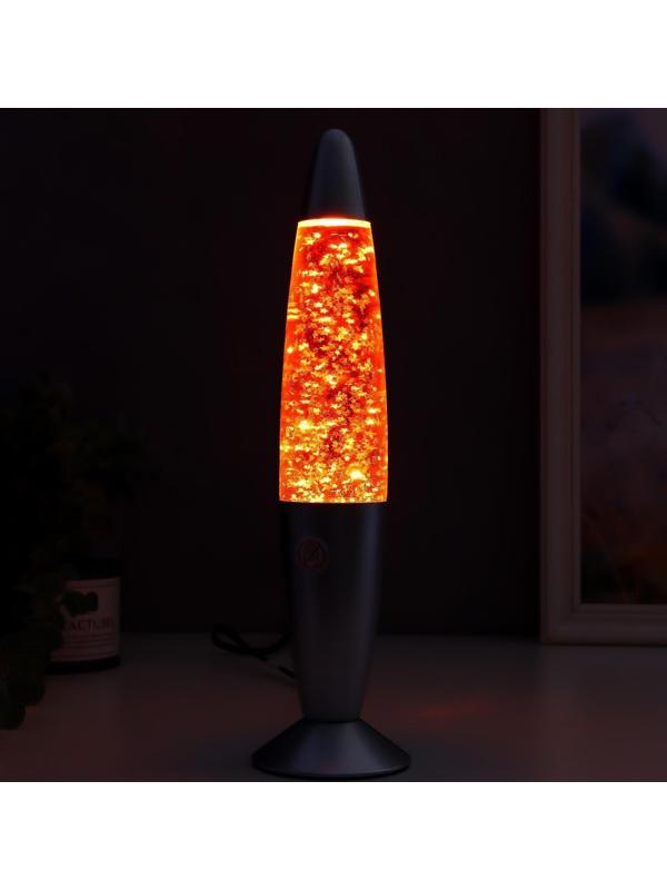 Светильник настольный металл, стекло, воск 