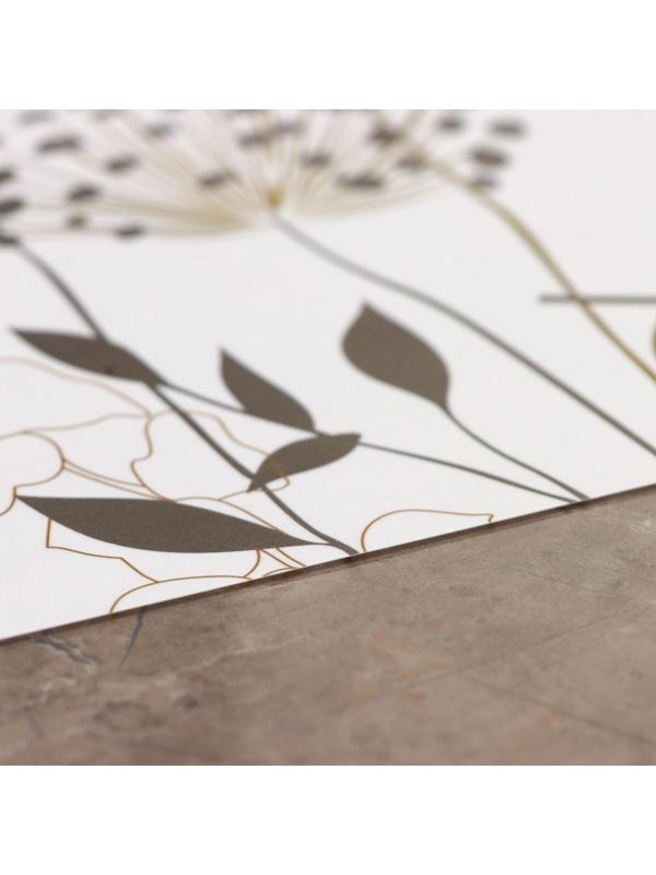 Салфетка сервировочная на стол «Сад»,43×28 см