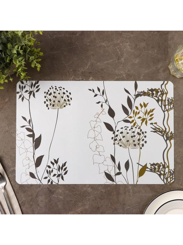 Салфетка сервировочная на стол «Сад»,43×28 см