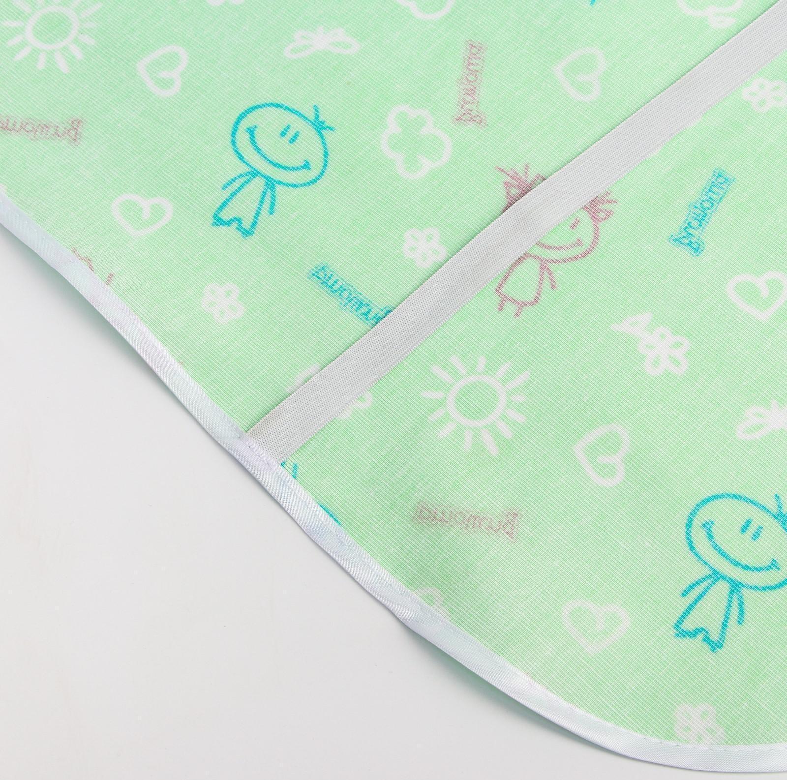 Наматрасник из клеёнки с ПВХ-покрытием, 60х120 см, в кроватку, с рисунком, МИКС