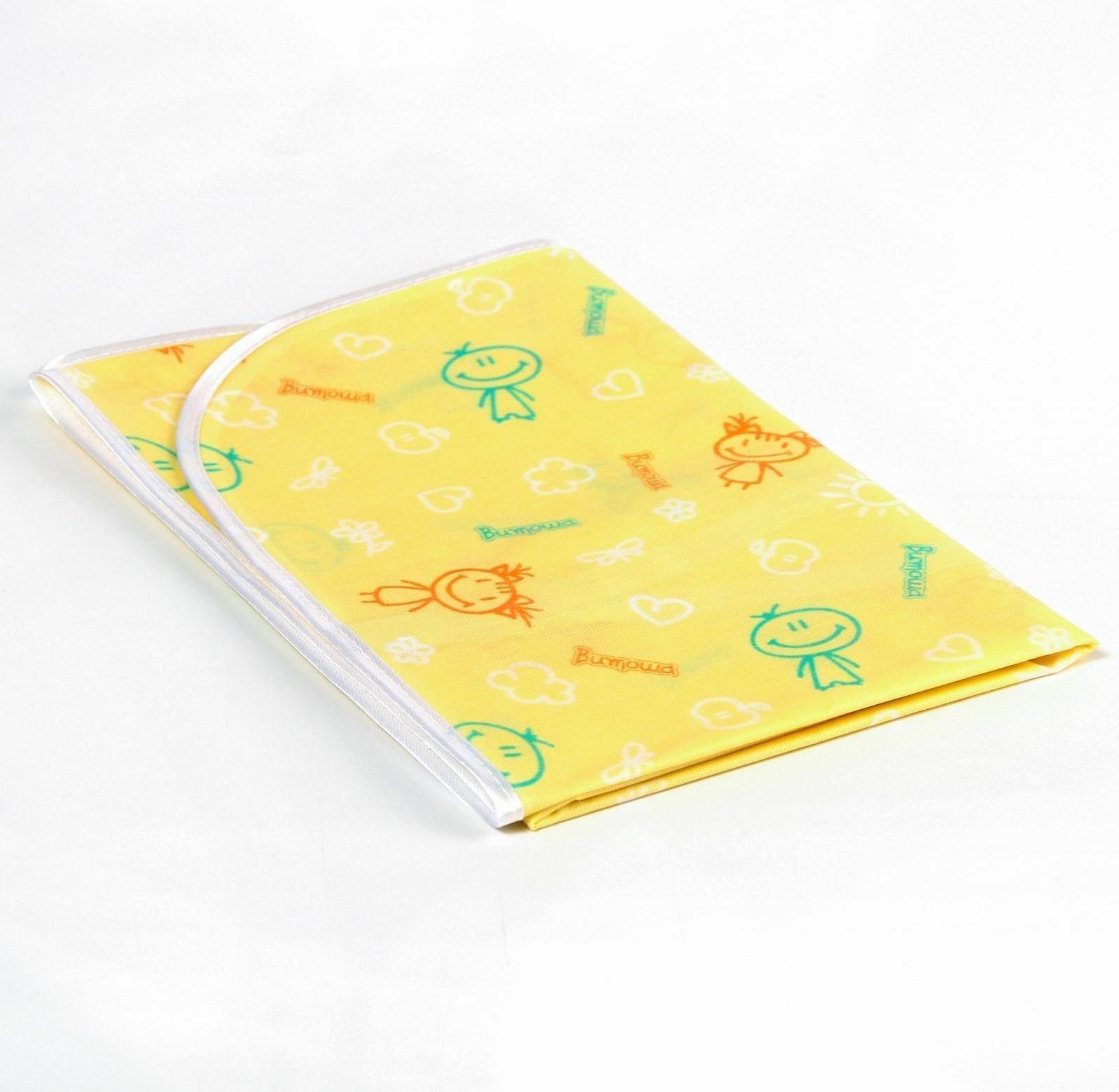 Наматрасник из клеёнки с ПВХ-покрытием, 60х120 см, в кроватку, с рисунком, МИКС