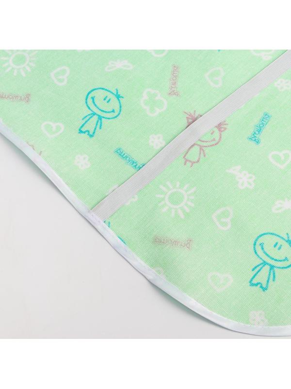 Наматрасник из клеёнки с ПВХ-покрытием, 60х120 см, в кроватку, с рисунком, МИКС