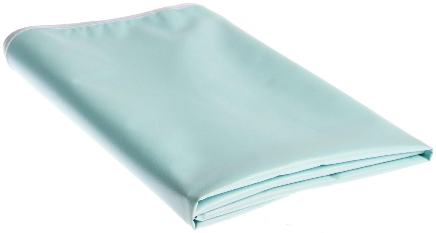 Наматрасник из клеёнки с ПВХ-покрытием, 60х120 см, в кроватку, цвета МИКС