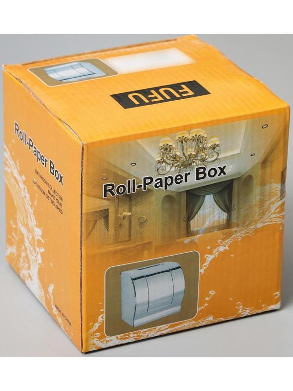 Держатель для туалетной бумаги, без втулки 12×12,5×12 см, цвет хром зеркальный