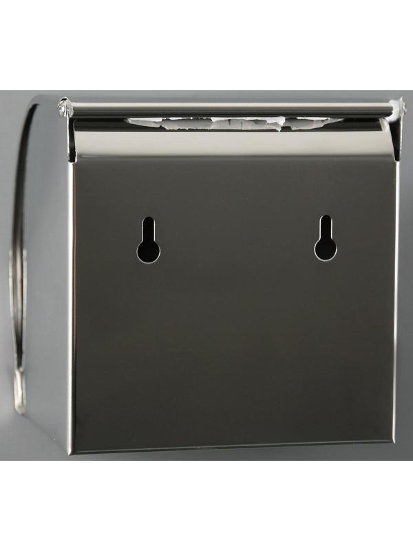 Держатель для туалетной бумаги, без втулки 12×12,5×12 см, цвет хром зеркальный