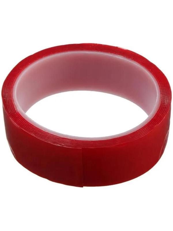 Клейкая лента TORSO, прозрачная, двусторонняя, акриловая, 30 мм x 2 м