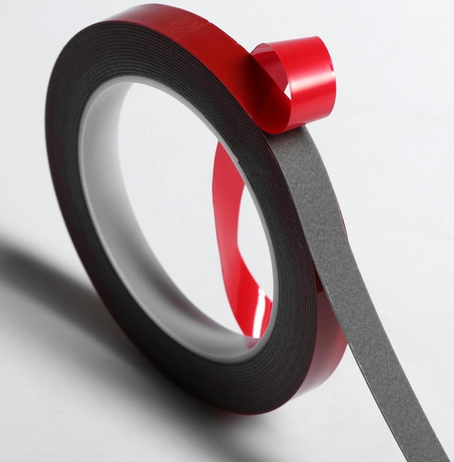 Клейкая лента TORSO, двусторонняя, усиленная, 12 мм × 5 м