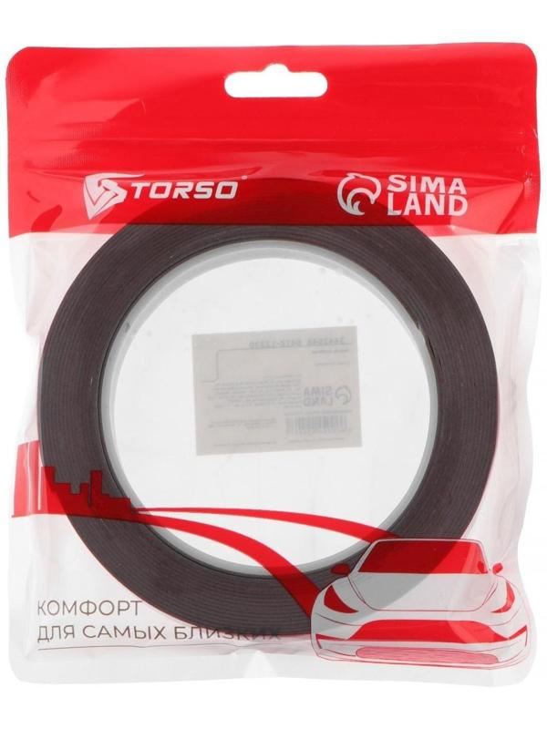 Клейкая лента TORSO, двусторонняя, усиленная, 12 мм × 5 м