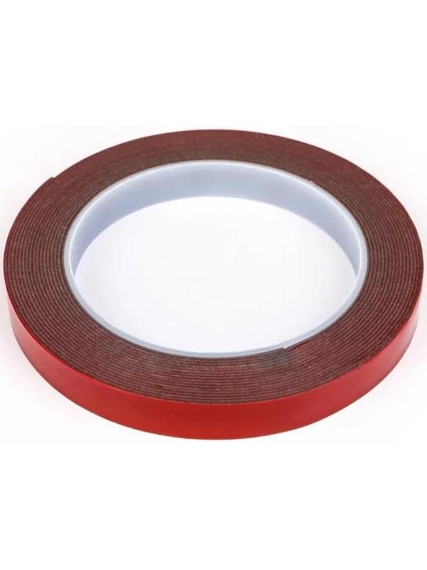 Клейкая лента TORSO, двусторонняя, усиленная, 10 мм ×  5 м