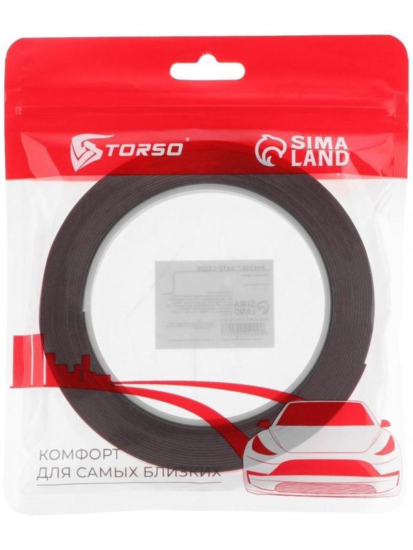 Клейкая лента TORSO, двусторонняя, усиленная, 8 мм x 5 м