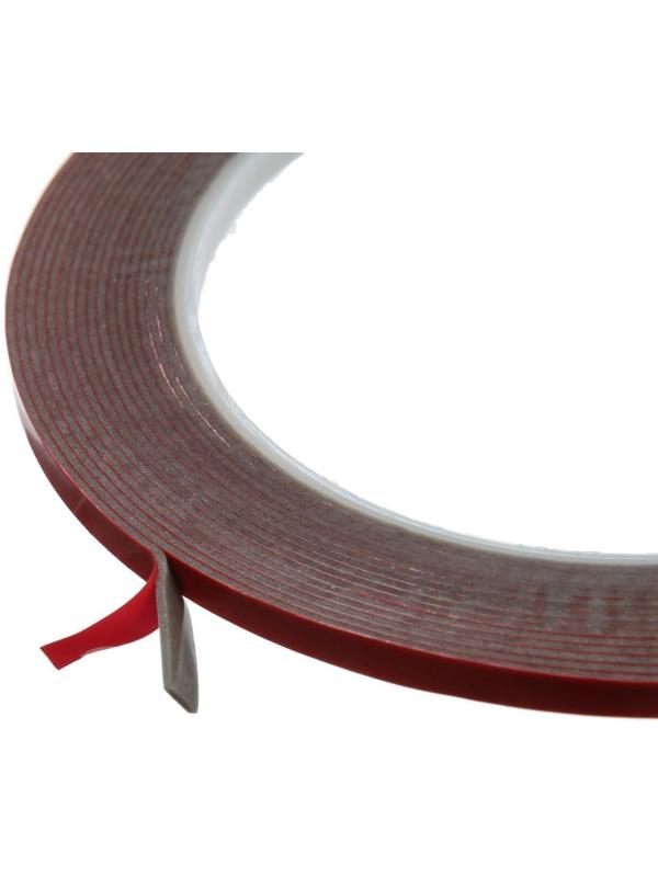 Клейкая лента TORSO, двусторонняя, усиленная, 4 мм x 5 м