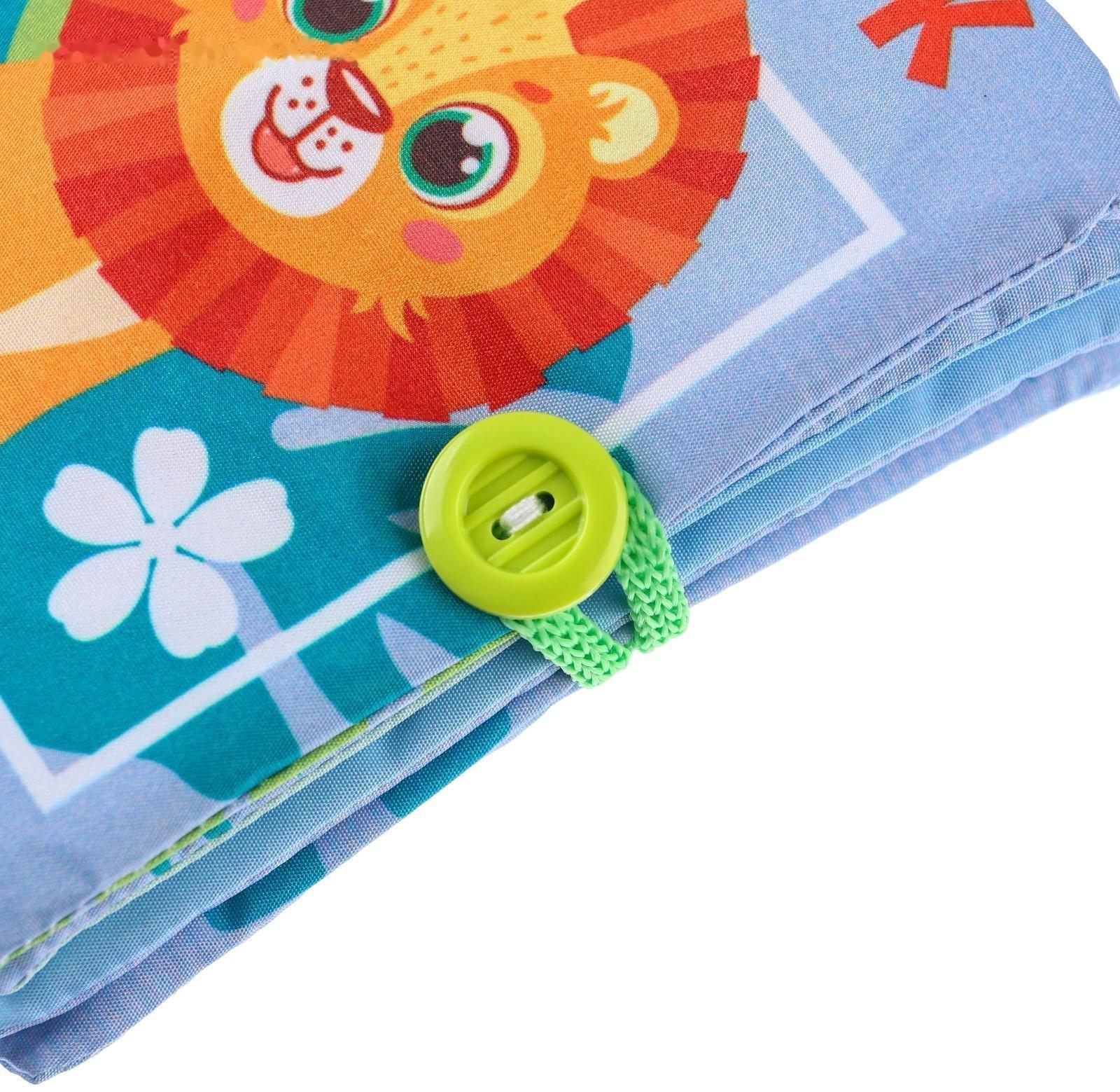 Книжка - шуршалка «Зоопарк», 12*12 см