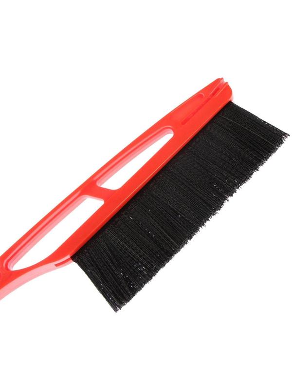 Щетка-сметка TORSO, 52 см, мягкая ручка со скребком, МИКС