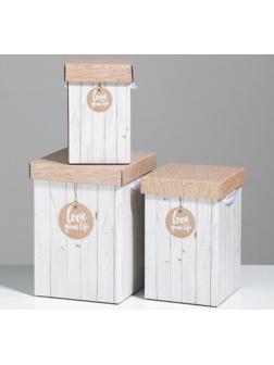 Набор коробок 3 в 1 «Доски», 10 × 18 см, 14 × 23 см, 17 × 25 см