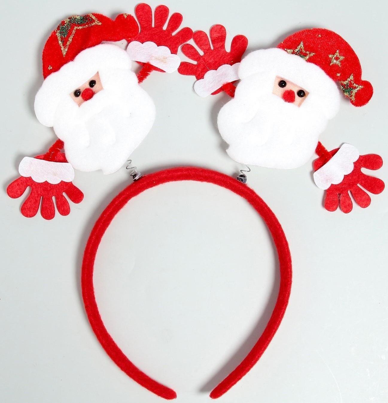 Карнавальный ободок «Дед Мороз»