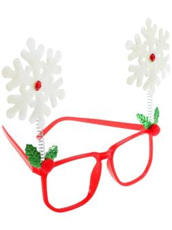 Карнавальные очки «Снежинки»