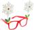 Карнавальные очки «Снежинки»