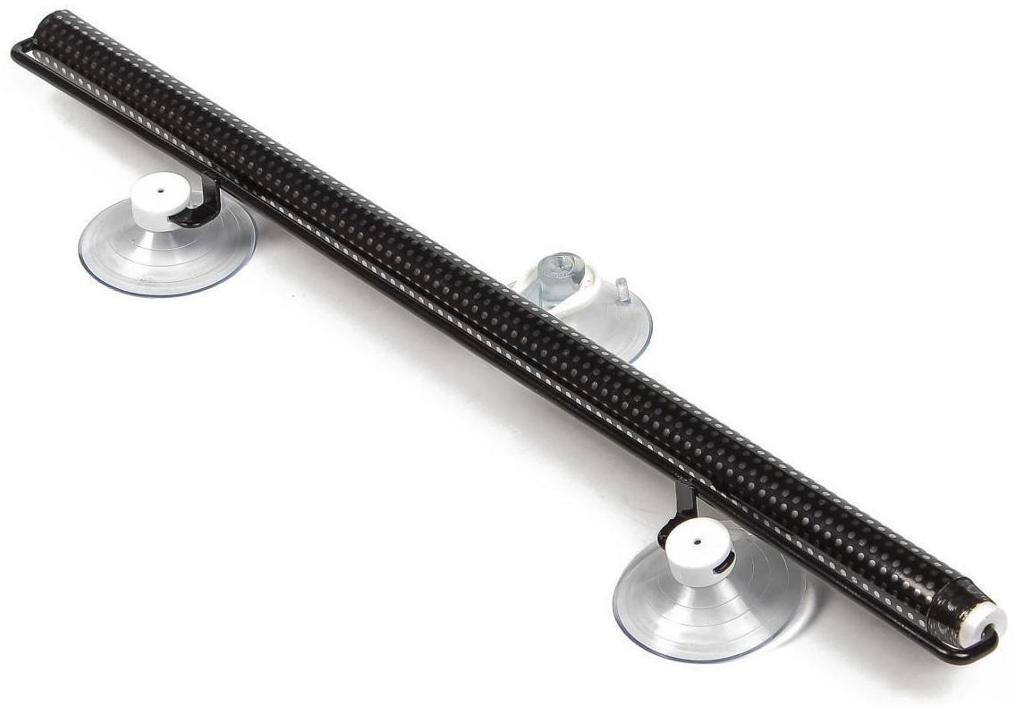 Автомобильная шторка на стекло, раздвижная 40×125 см, цвет черный