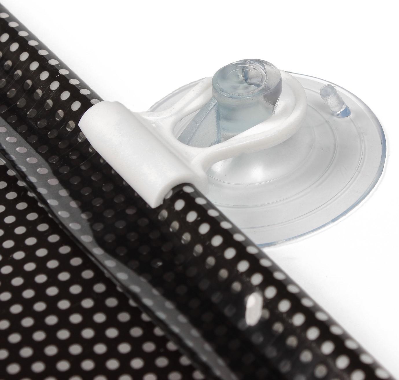 Автомобильная шторка на стекло, раздвижная 40×125 см, цвет черный