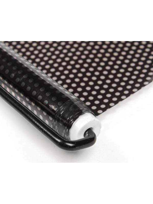 Автомобильная шторка на стекло, раздвижная 40×125 см, цвет черный